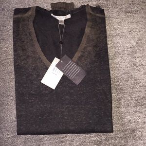 John Varvatos silk/cashmere V-neck sweater